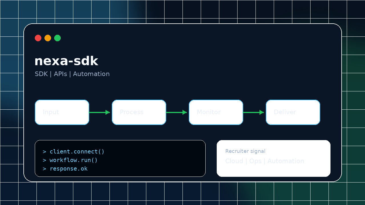 Preview visual do projeto nexa-sdk